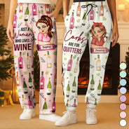 Gift For Yourself,Gift For Women,Happy - Corks Are For Quitters Turban Woman - Personalized Sweatpants