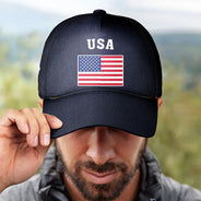 Summer, Football (Soccer), Gift For Men, Gift For Yourself, Playful, Summer Soccer Games, Icon - Country Flags Soccer Ball - Personalized Classic Cap