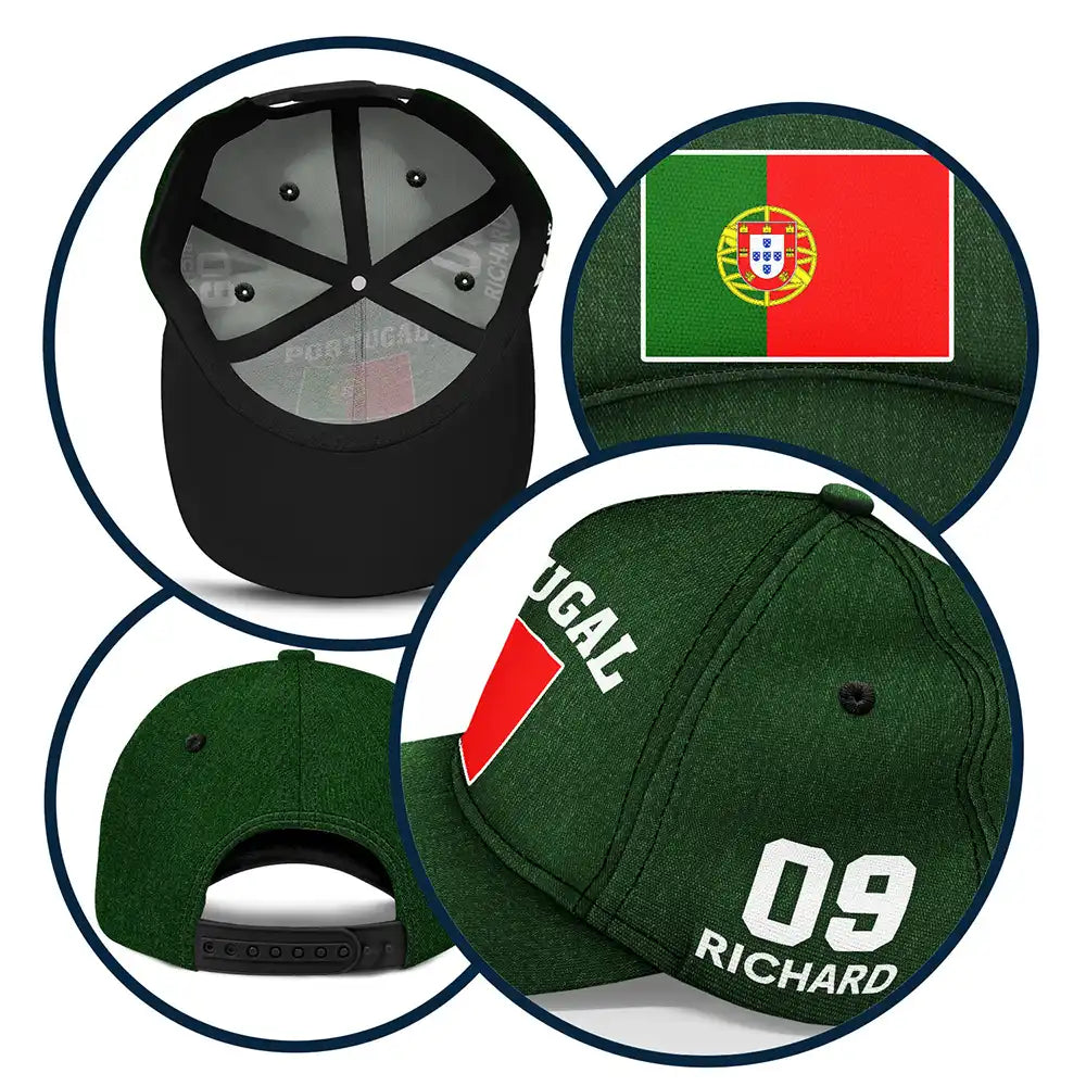 Summer, Football (Soccer), Gift For Men, Gift For Yourself, Playful, Summer Soccer Games, Icon - Country Flags Soccer Ball - Personalized Classic Cap