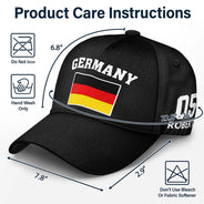 Summer, Football (Soccer), Gift For Men, Gift For Yourself, Playful, Summer Soccer Games, Icon - Country Flags Soccer Ball - Personalized Classic Cap