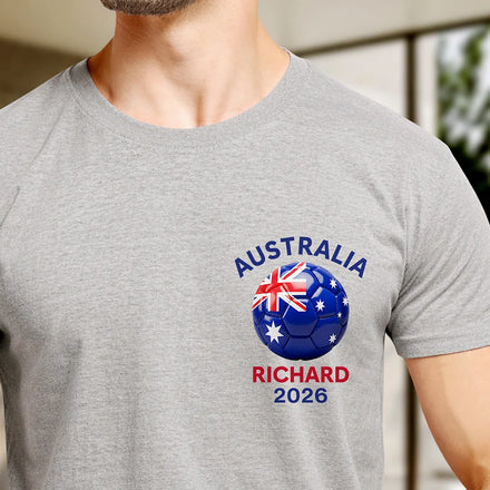 Country Flags Soccer Ball - Personalized T Shirt