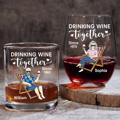 Combo Wine And Whiskey Glass