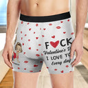 Gift For Couples, Gift For Husband, Gift For Wife, Gift For Boyfriend, Gift For Girlfriend, Love - Couple I Love You Every Day - Personalized Men's Boxer Briefs