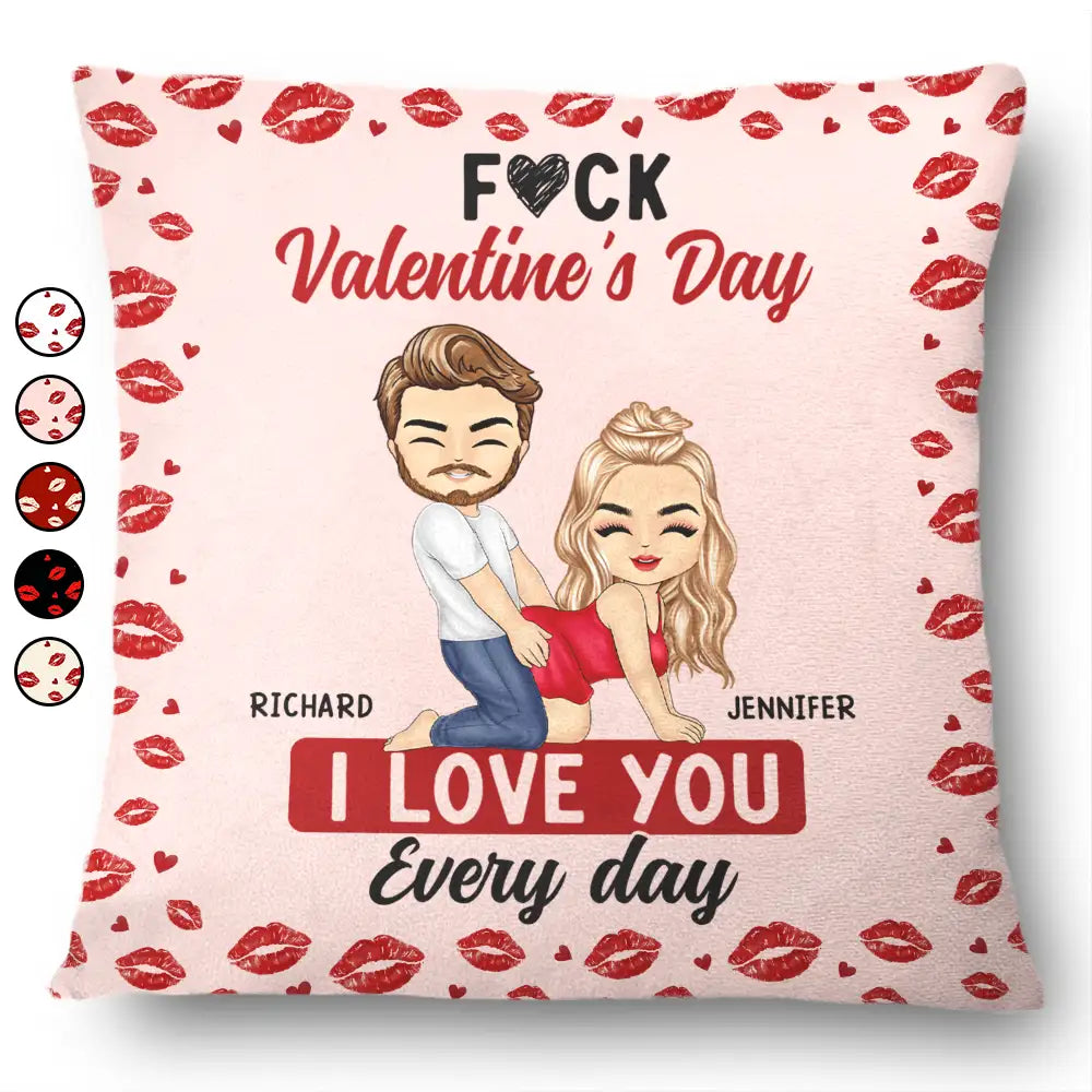 Couple I Love You Every Day - Personalized Pillow