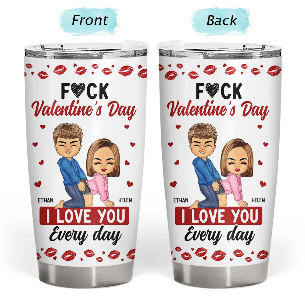 Old Couples,Gift For Husband,Gift For Wife,Gift For Boyfriend,Gift For Girlfriend,Love - Couple I Love You Every Day - Personalized Tumbler