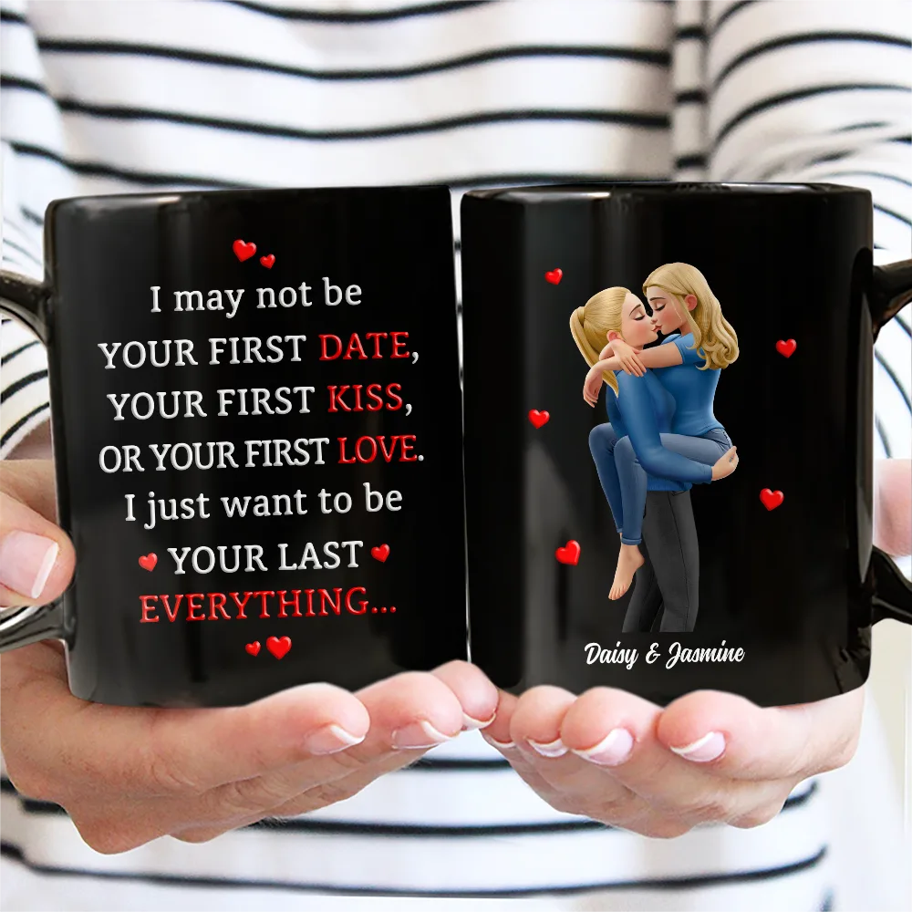 Gift For Couples,Gift For Women,Gift For Men,Gift For Wife,Gift For Husband,Gift For Boyfriend,Gift For Girlfriend,Love,Top Market - Couple I Want To Be Your Last Everything - Personalized Mug