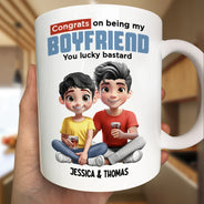 Gift For Couples,Gift For Husband,Gift For Wife,Gift For Boyfriend,Gift For Girlfriend - Couple I'm Yours No Returns - Personalized Mug