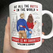 Gift For Wife,Gift For Girlfriend,Love - Couple Yours Is My Favorite - Personalized Mug