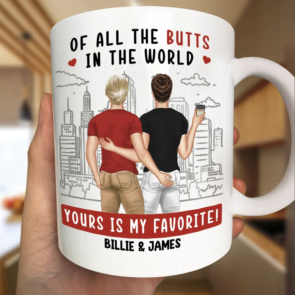 Gift For Wife,Gift For Girlfriend,Love - Couple Yours Is My Favorite - Personalized Mug