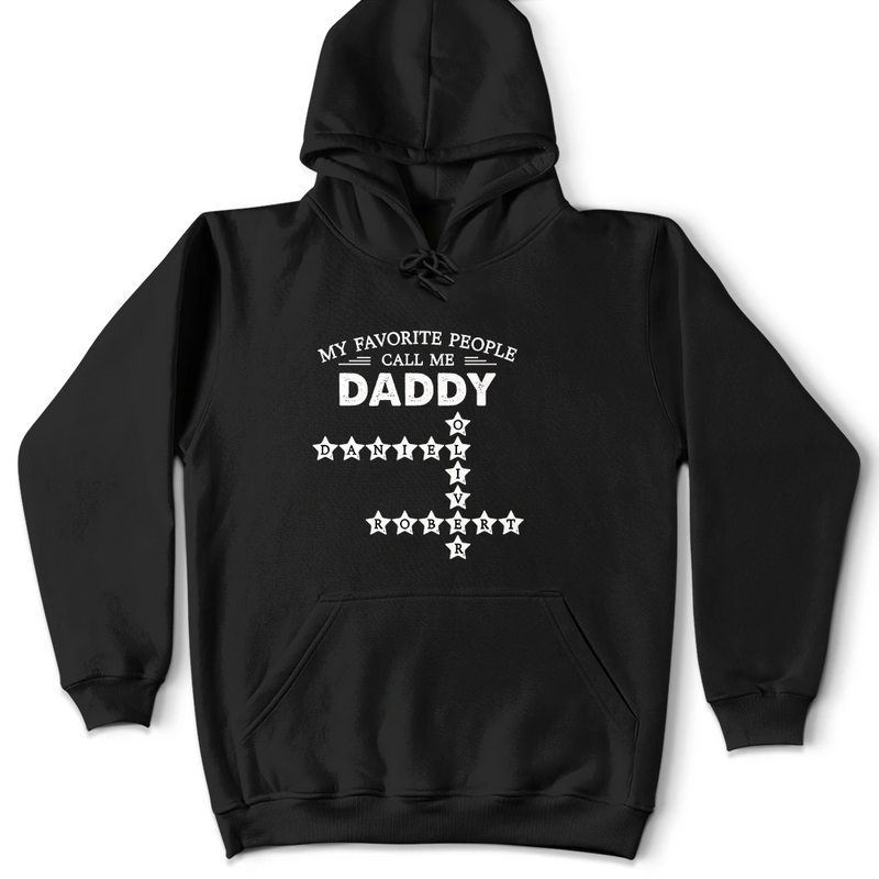 Gift For Husband,Gift For Yourself,Parents,Gift For Men,Gift For Grandpa,Gift For Father,Non-Eng,Crossword,Proud - Crossword My Favorite People Call Me - Personalized T Shirt
