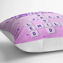 Gift For Grandma,Gift For Mother,Love - Crossword Grandkids Make Life Grand Preppy Coquette - Personalized Pillow