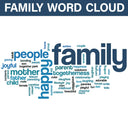 Family,Parents,Gift For Grandparents,Happy - Crossword Scrabble Family Name - Personalized Poster