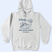 Summer,Family,Humorous,Custom Text - Cruise Squad Making Memories Together - Personalized T Shirt