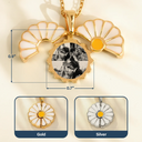 Custom Photo Frame For Women - Personalized Hidden Message Necklace