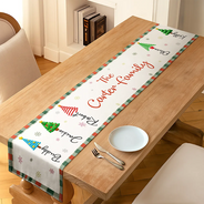 Sentimental,Christmas,Family,Icon - Custom Family Christmas Trees - Personalized Table Runner