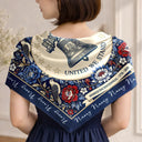 Gift For Yourself,Gift For Women,Happy,Independence Day,America 250th - Custom Let Freedom Ring Floral USA - Personalized Scarf