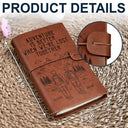 Gift For Couples,Old Couples,Gift For Husband,Gift For Wife,Gift For Boyfriend,Gift For Girlfriend,Happy - The Adventure Book Of Happy Couple - Personalized Leather Vintage Journal