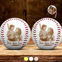 Gift For Mother, Sport Mom, Baseball, Happy - Custom Photo Pencil Sketch Best Mom Ever - Personalized Baseball, Softball