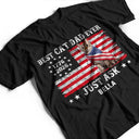 America 250th, Custom Photo, Independence Day, Art Design, Pet Lovers, Top Market, Playful, Photo - US Theme Accessories 3D Cartoon - Custom Photo 3D Cartoon With US Accessories 250th Anniversary Best Pet Dad Pet Mom Ever Just Ask - Personalized T Shirt