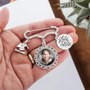 Graduation,Family,Love - Custom Photo Across The Stage Know I'm Right There - Personalized Graduation Tassel Pin