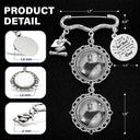 Graduation,Family,Love - Custom Photo Across The Stage Know I'm Right There - Personalized Graduation Tassel Pin