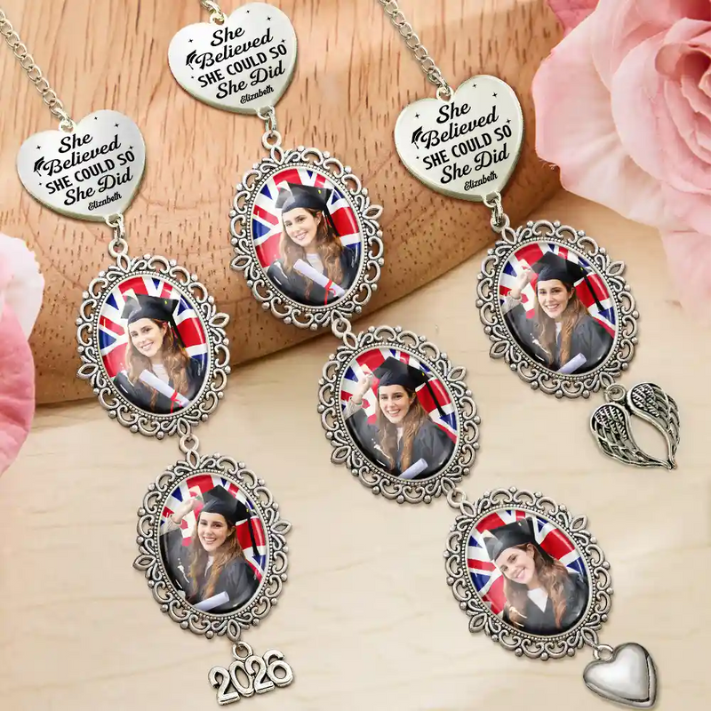 Graduation,Gift For Daughter,Dad - Daughters (Adult),Mom - Daughters (Adult),Happy,Dad - Sons,Gift For Son,Mom - Sons - Custom Photo All The Hassle For A Tassel - Personalized Graduation Tassel Charm