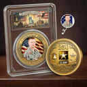Independence Day,Veteran,Top Market,Photo,Proud - Custom Photo American Hero 250 Years Of Freedom - Personalized Commemorative Keepsake Coin