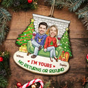 Funny,Christmas,Gift For Couples,Gift For Wife,Gift For Husband,Gift For Boyfriend,Gift For Girlfriend - Custom Photo Annoying Each Other Christmas Couple - Personalized Custom Shaped Wooden Ornament
