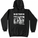 Gift For Bestie, Gift For Sisters, Custom Photo, Happy - Custom Photo B&W Besties Sisters Partners In Crime - Personalized T Shirt