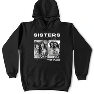 Gift For Bestie, Gift For Sisters, Custom Photo, Happy - Custom Photo B&W Besties Sisters Partners In Crime - Personalized T Shirt