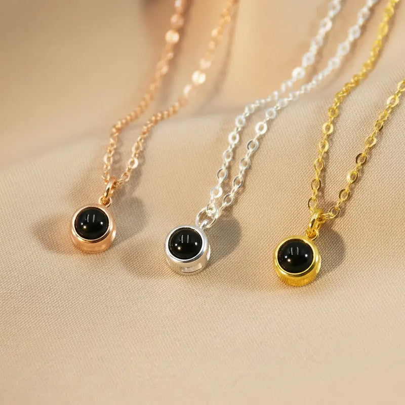 New baby, Gift For Mother, Pregnant Mom, Expecting Dad, New Mom, New Dad, Gift For Wife, Gift For Girlfriend, Love - Custom Photo Baby Expecting Pregnancy New Parents - Personalized Bubble Projection Necklace