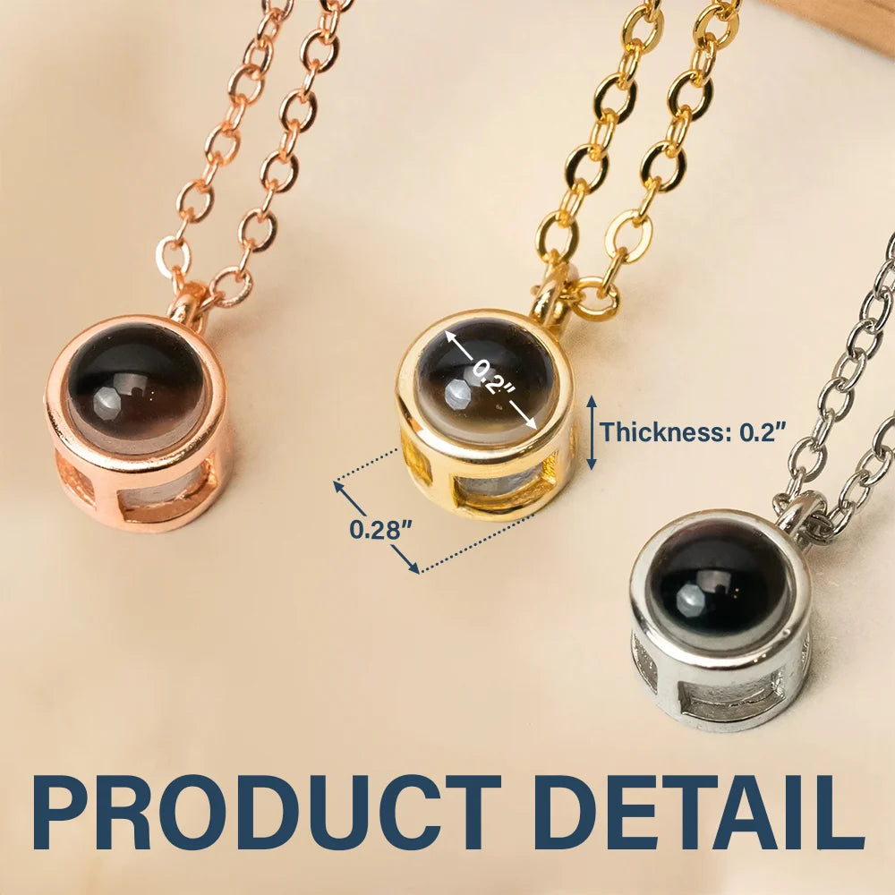 New baby, Gift For Mother, Pregnant Mom, Expecting Dad, New Mom, New Dad, Gift For Wife, Gift For Girlfriend, Love - Custom Photo Baby Expecting Pregnancy New Parents - Personalized Bubble Projection Necklace