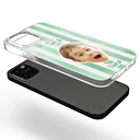 Custom Photo,Gift For Mother,Gift For Grandma,Happy - Custom Photo Baby Face This Mom Grandma Belongs To - Personalized Clear Phone Case