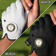 Gift For Father, Custom Photo, Golf, Playful, Upload Full Photo - Custom Photo Best Daddy By Par - Personalized Golf Glove