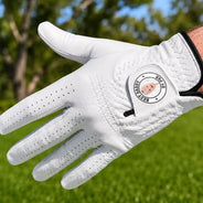 Gift For Father, Custom Photo, Golf, Playful, Upload Full Photo - Custom Photo Best Daddy By Par - Personalized Golf Glove