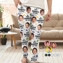 Happy,Sport Dad,Golf,Gift For Father,Gift For Men - Custom Photo Best Daddy By Par Golf Lover - Personalized Pajama Pants