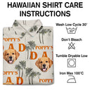 Gift For Yourself,Gift For Men,Gift For Grandpa,Gift For Father,Dog Lovers,Pet Lovers,Dog Dad,Cat Lovers,Cat Dad,Pet Dad - Custom Photo Best Dog Dad - Personalized Hawaiian Shirt