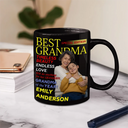 Gift For Mother, Gift For Grandma, Happy, Custom Photo - Custom Photo Best Grandma Mommy Magazine - Personalized Mug