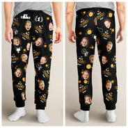 Gift For Father,Custom Photo,Funny - Custom Photo Best Papa Ever Trophy Dad - Personalized Pajama Pants