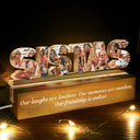 Gift For Sisters, Gift For Bestie, Love - Custom Photo Bestie Sister Because Of You - Personalized Custom Shaped LED Light