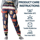 Gift For Bestie,Christmas,Happy,Gift For Sisters,Gift For Brothers,Gift For Sibling,Cousin - Custom Photo Besties Friends Siblings Forever - Personalized Pajama Pants