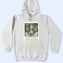 Gift For Bestie,Gift For Sisters,Happy,Custom Photo,Old Best friends - Custom Photo Besties Gray Scale Right In The Throat - Personalized T Shirt