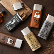 Art Design,Humorous,Gift For Yourself,Gift For Women,Photo - Pencil Sketch - Bold - Custom Photo Bold Sketch The Legend Has Retired Not My Problem Anymore - Personalized Cigar Case