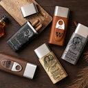 Art Design,Confident,Gift For Men,Gift For Yourself,Photo - Pencil Sketch - Bold - Custom Photo Bold Sketch You're Still Smokin' Hot - Personalized Cigar Case