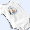 Gift For Kids,Grandma - Grandkids,Gift For Grandkids,Dad - Children,Mom - Children,Easter,Happy,New baby - Custom Photo Bunny First Easter - Personalized Baby Onesie