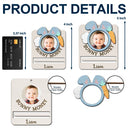 Easter,Happy,Gift For Kids,Parents - Custom Photo Bunny Money Holder - Personalized 2-Layered Wooden Ornament