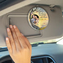 Memorial,Gift For Women,Gift For Men,Family,Sad,Custom Photo - Custom Photo Calendar Memorial The Moment Your Heart Stopped - Personalized Custom Shaped Acrylic Car Visor Clip