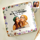 Gift For Bestie, Gift For Sisters, Gift For Women, Gifts For Colleagues, Funny - Custom Photo Caricature No One Will Ever Be As Entertained By Us As Us Bestie - Personalized Ring Dish