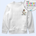 Art Design,Back To School,Proud,Photo - Cartoon Portrait - Custom Photo Cartoon Portrait The World Is A Better Place With You in It Gift For Bus Driver - Personalized T Shirt