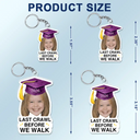 Family, Graduation, Funny, Happy, Gift For Daughter, Gift For Son, Gift For Bestie - Custom Photo Childhood Look Who's Graduated - Personalized Acrylic Keychain